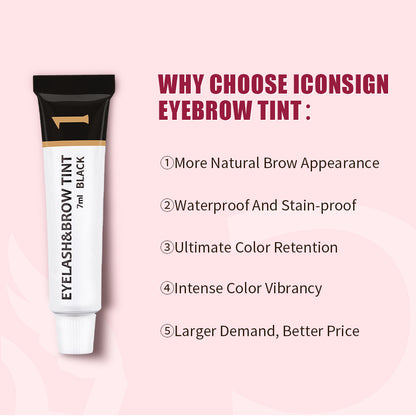 ICONSIGN Eyelash Eyebrow Dye Tint Kit Brow Lamination Mascara Lift Tinting Tattoo Dye Eyes Makeup Tools